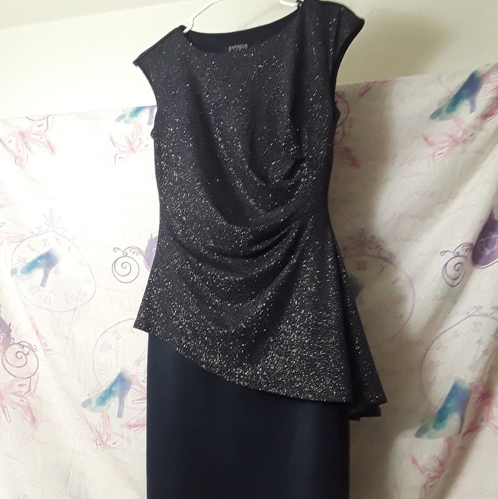Dark blue dress